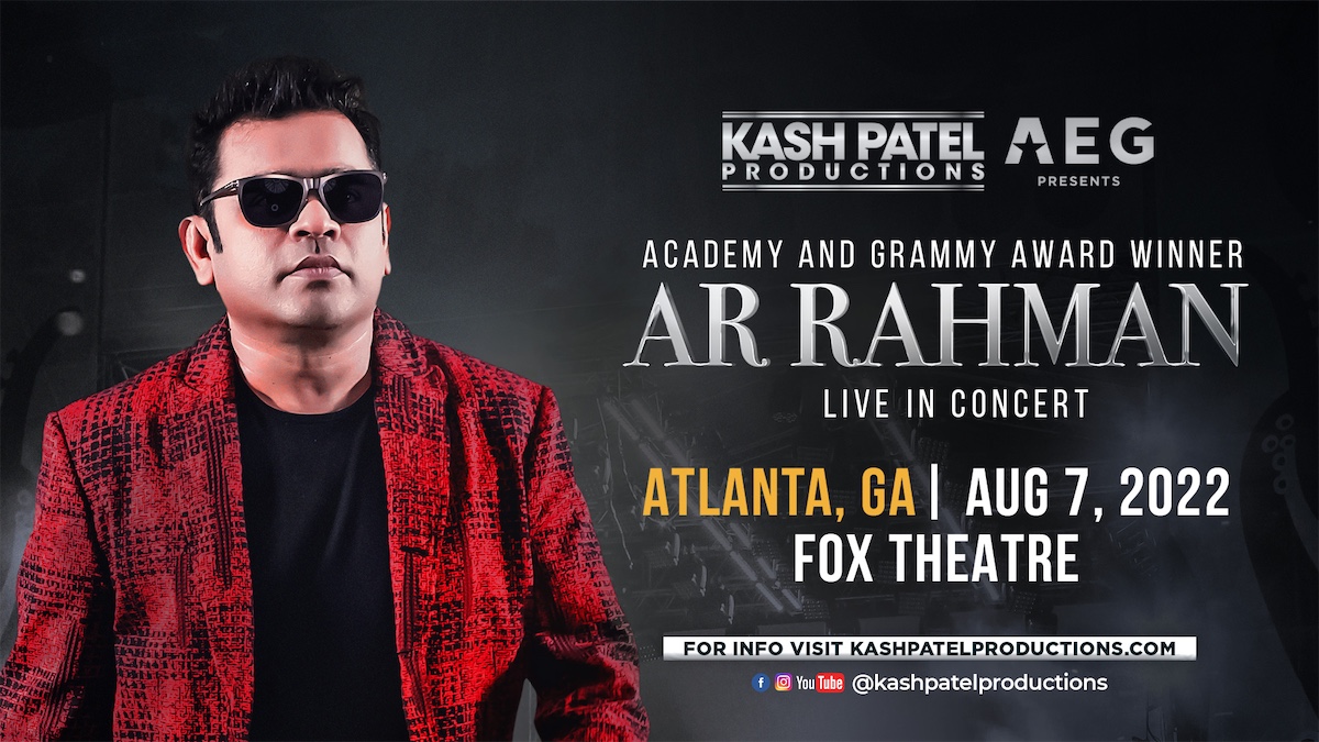 AR Rahman - Atlanta, GA - August 7th - 2022