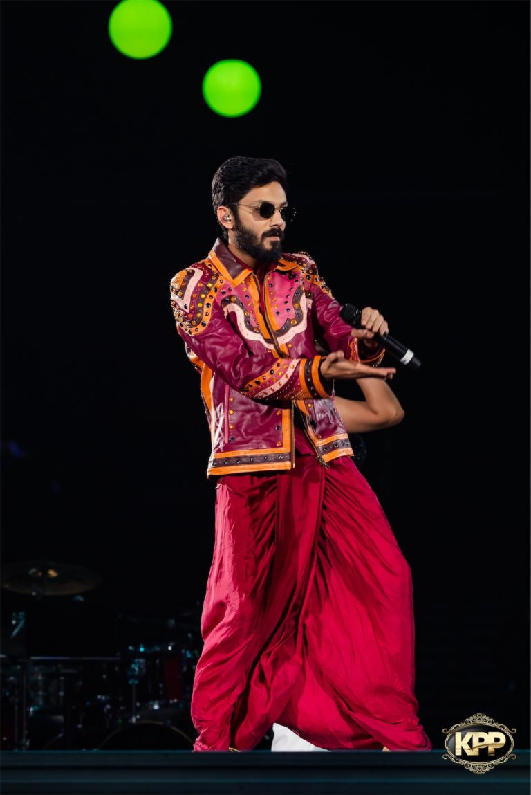 Kash Patel Productions Anirudh Once Upon A Time World Tour Live Show April 14th 2023 Seattle WA Angel Of The Winds Arena Dot Matrix Creatives 47