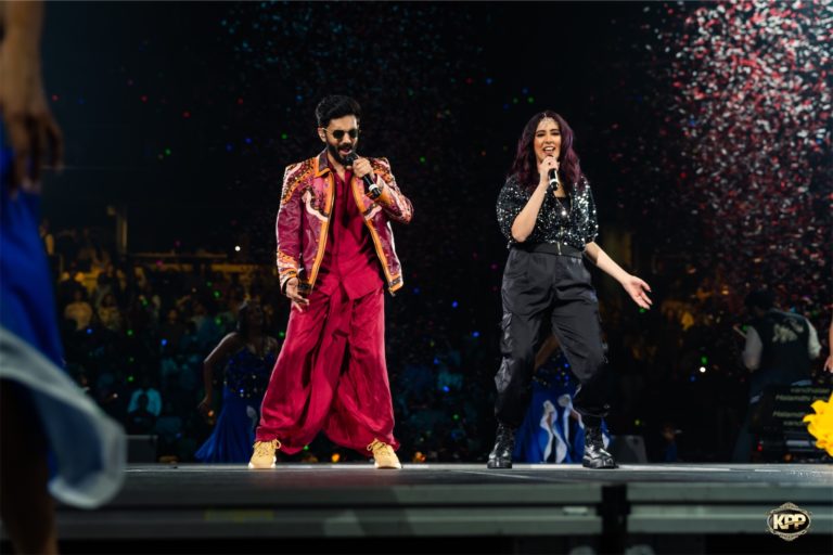 Kash Patel Productions Anirudh Once Upon A Time World Tour Live Show April 14th 2023 Seattle WA Angel Of The Winds Arena Dot Matrix Creatives 80