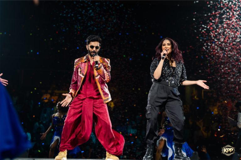 Kash Patel Productions Anirudh Once Upon A Time World Tour Live Show April 14th 2023 Seattle WA Angel Of The Winds Arena Dot Matrix Creatives 81
