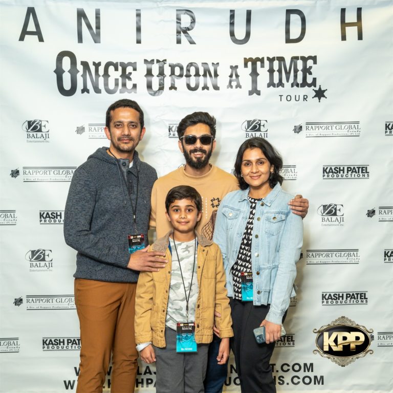 Kash Patel Productions Anirudh Once Upon A Time World Tour Meet Greet April 14th 2023 Seattle WA Angel Of The Winds Dot Matrix Creatives 11