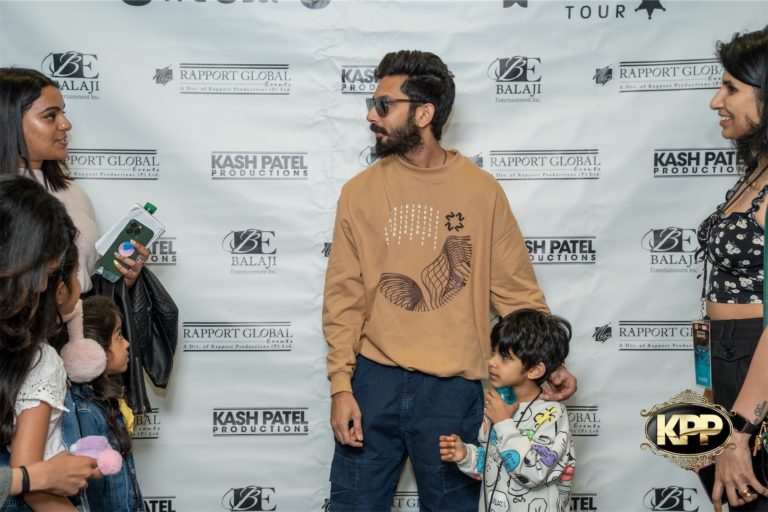 Kash Patel Productions Anirudh Once Upon A Time World Tour Meet Greet April 14th 2023 Seattle WA Angel Of The Winds Dot Matrix Creatives 14