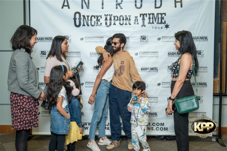 Kash Patel Productions Anirudh Once Upon A Time World Tour Meet Greet April 14th 2023 Seattle WA Angel Of The Winds Dot Matrix Creatives 15