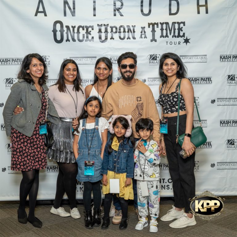 Kash Patel Productions Anirudh Once Upon A Time World Tour Meet Greet April 14th 2023 Seattle WA Angel Of The Winds Dot Matrix Creatives 17