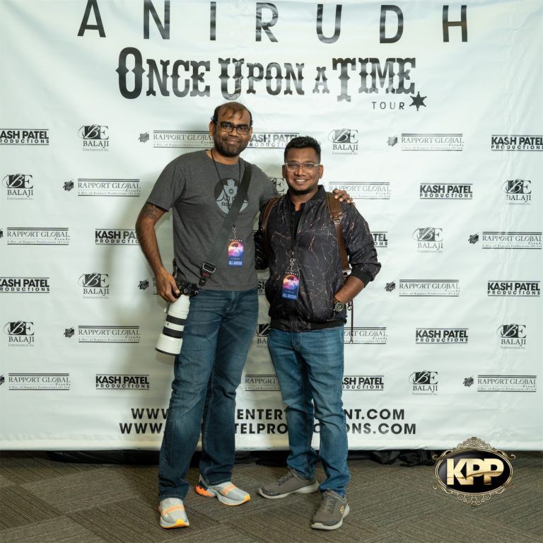 Kash Patel Productions Anirudh Once Upon A Time World Tour Meet Greet April 14th 2023 Seattle WA Angel Of The Winds Dot Matrix Creatives 2