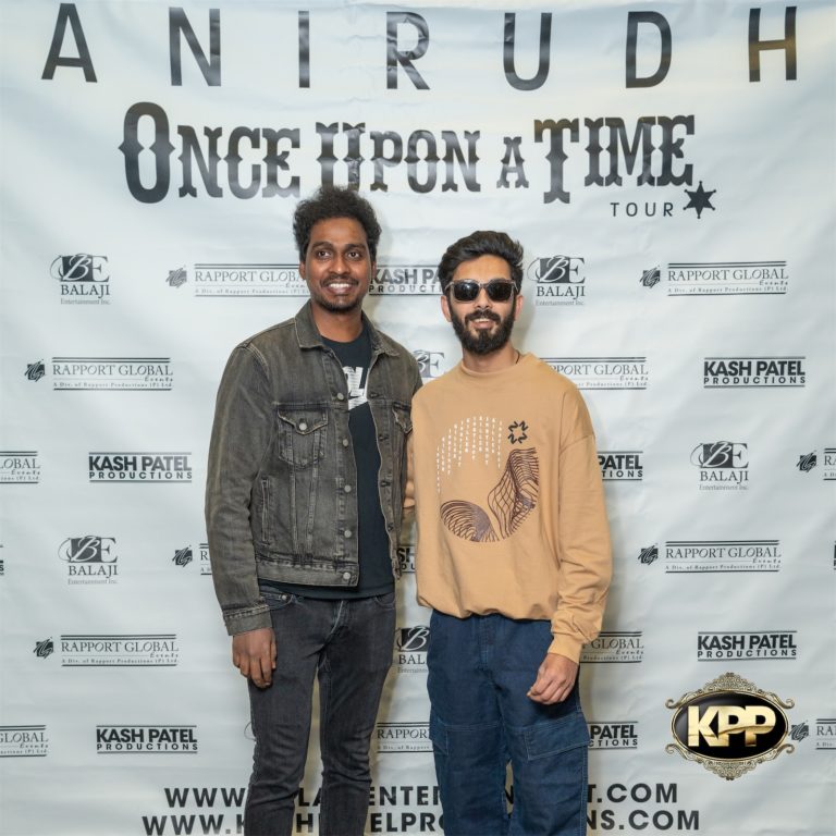 Kash Patel Productions Anirudh Once Upon A Time World Tour Meet Greet April 14th 2023 Seattle WA Angel Of The Winds Dot Matrix Creatives 20