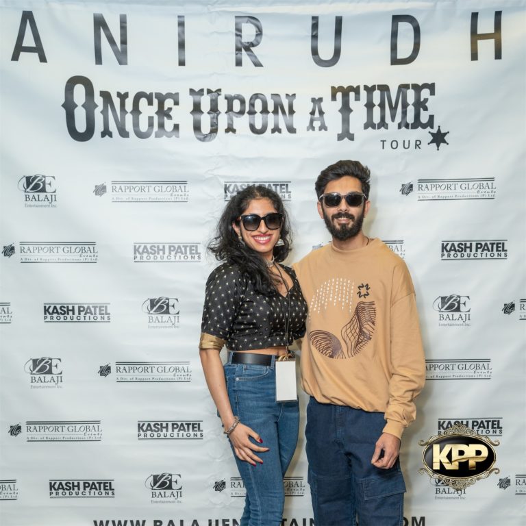 Kash Patel Productions Anirudh Once Upon A Time World Tour Meet Greet April 14th 2023 Seattle WA Angel Of The Winds Dot Matrix Creatives 21