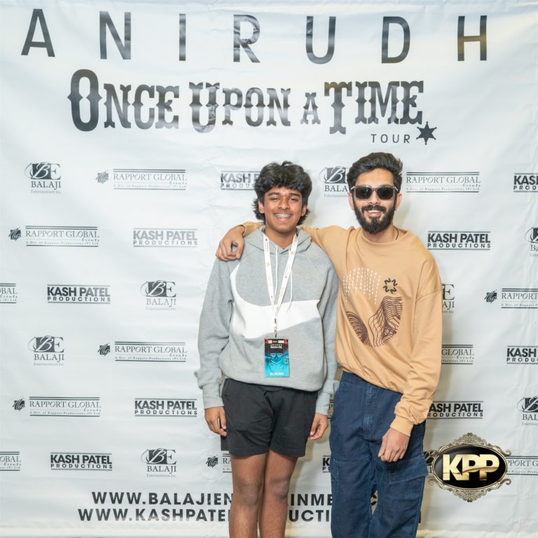 Kash Patel Productions Anirudh Once Upon A Time World Tour Meet Greet April 14th 2023 Seattle WA Angel Of The Winds Dot Matrix Creatives 28