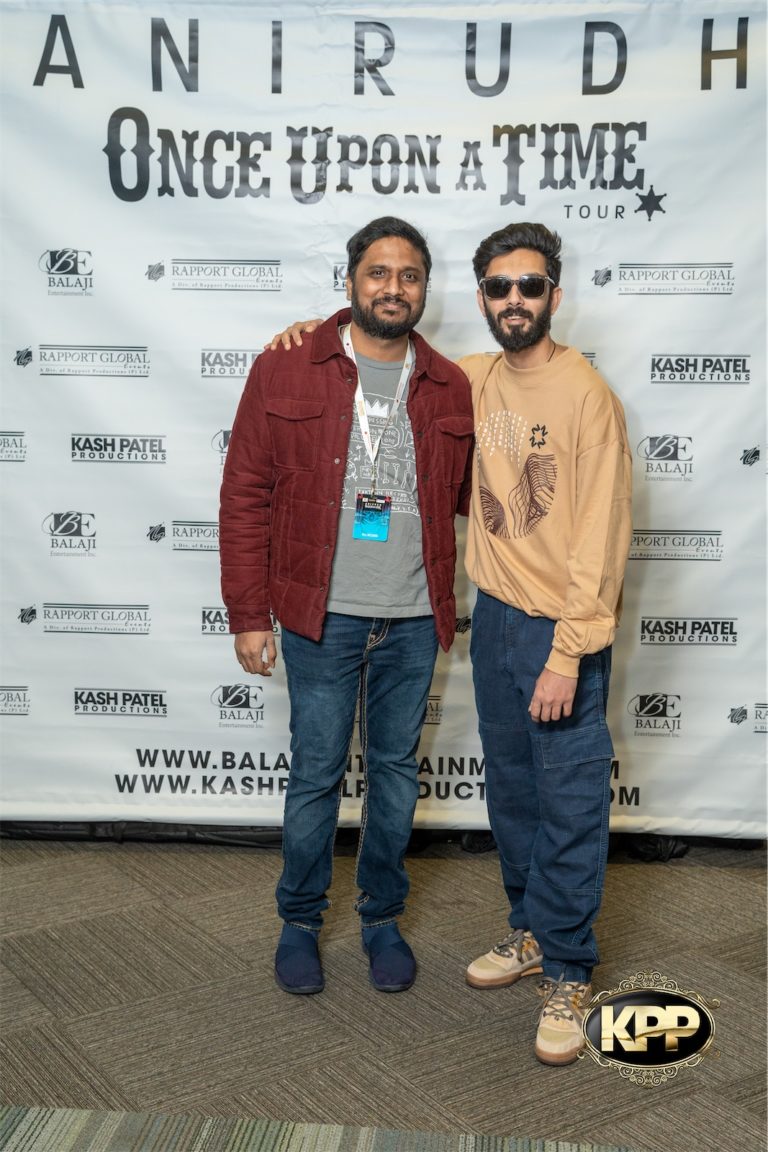 Kash Patel Productions Anirudh Once Upon A Time World Tour Meet Greet April 14th 2023 Seattle WA Angel Of The Winds Dot Matrix Creatives 32