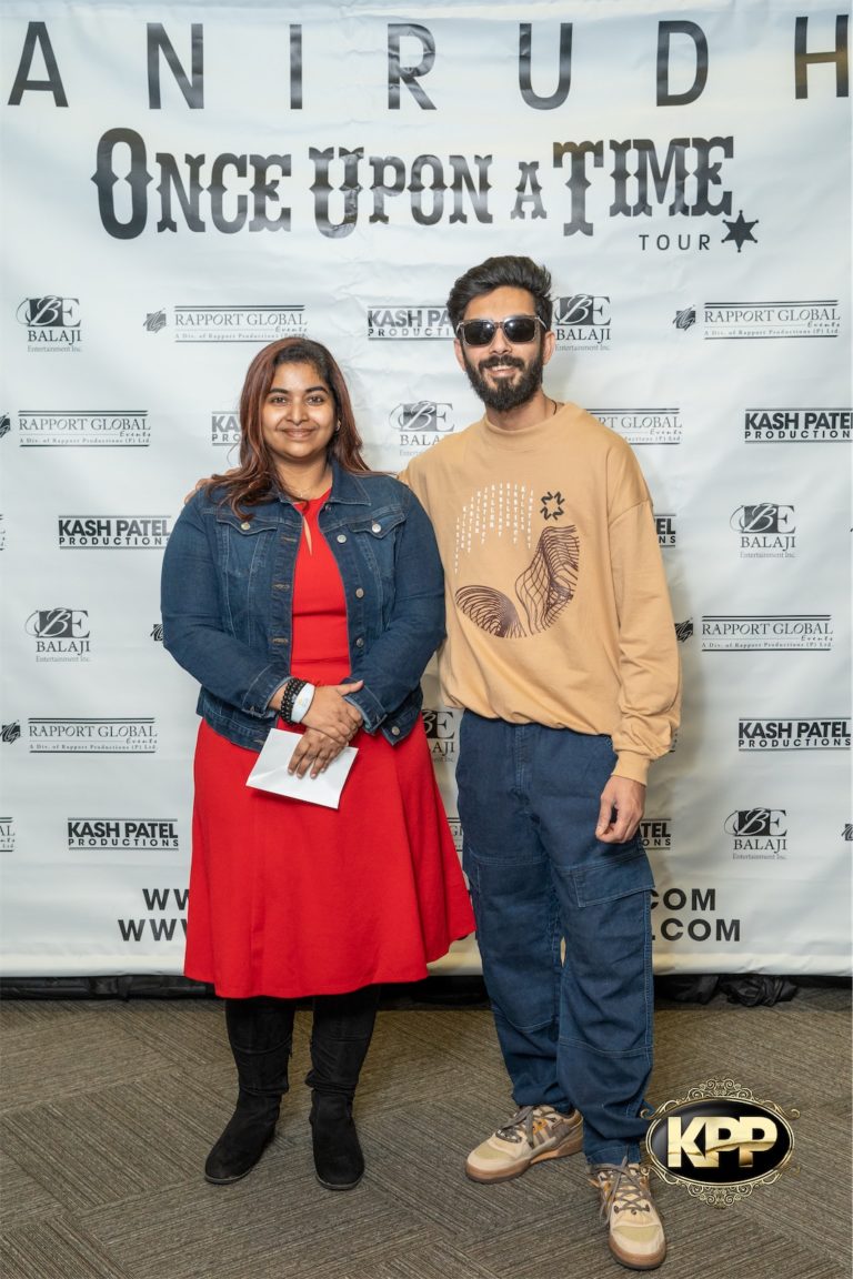 Kash Patel Productions Anirudh Once Upon A Time World Tour Meet Greet April 14th 2023 Seattle WA Angel Of The Winds Dot Matrix Creatives 37