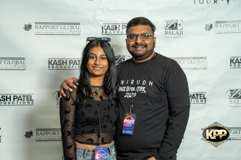 Kash Patel Productions Anirudh Once Upon A Time World Tour Meet Greet April 14th 2023 Seattle WA Angel Of The Winds Dot Matrix Creatives 4