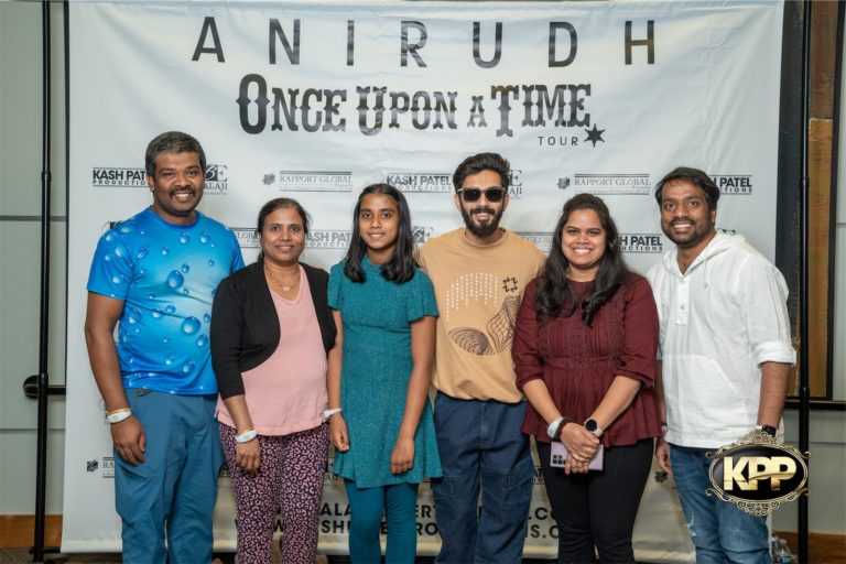 Kash Patel Productions Anirudh Once Upon A Time World Tour Meet Greet April 14th 2023 Seattle WA Angel Of The Winds Dot Matrix Creatives 41