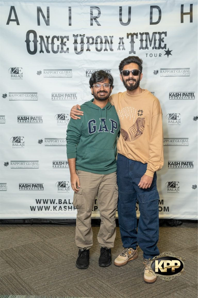 Kash Patel Productions Anirudh Once Upon A Time World Tour Meet Greet April 14th 2023 Seattle WA Angel Of The Winds Dot Matrix Creatives 42