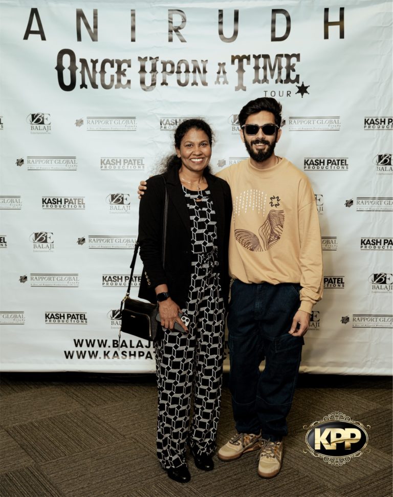 Kash Patel Productions Anirudh Once Upon A Time World Tour Meet Greet April 14th 2023 Seattle WA Angel Of The Winds Dot Matrix Creatives 53