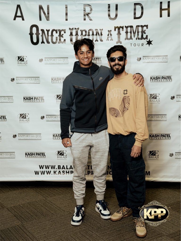 Kash Patel Productions Anirudh Once Upon A Time World Tour Meet Greet April 14th 2023 Seattle WA Angel Of The Winds Dot Matrix Creatives 54
