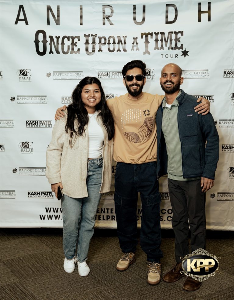 Kash Patel Productions Anirudh Once Upon A Time World Tour Meet Greet April 14th 2023 Seattle WA Angel Of The Winds Dot Matrix Creatives 55