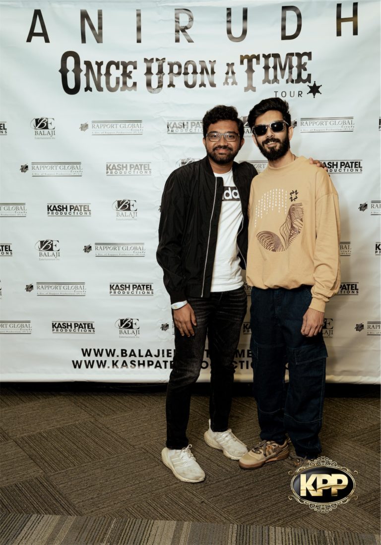 Kash Patel Productions Anirudh Once Upon A Time World Tour Meet Greet April 14th 2023 Seattle WA Angel Of The Winds Dot Matrix Creatives 58