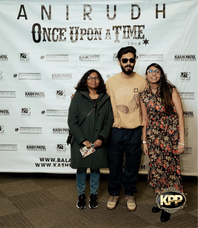 Kash Patel Productions Anirudh Once Upon A Time World Tour Meet Greet April 14th 2023 Seattle WA Angel Of The Winds Dot Matrix Creatives 60