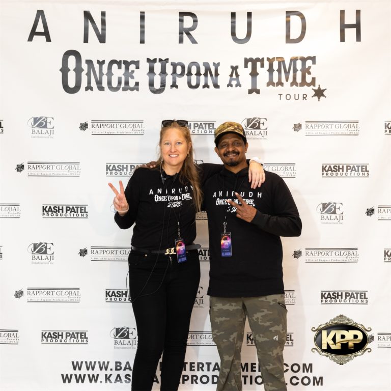 Kash Patel Productions Anirudh Once Upon A Time World Tour Meet Greet April 15th 2023 Oakland CA Oakland Arena Silicon Photography 2