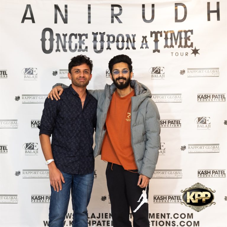 Kash Patel Productions Anirudh Once Upon A Time World Tour Meet Greet April 15th 2023 Oakland CA Oakland Arena Silicon Photography 5