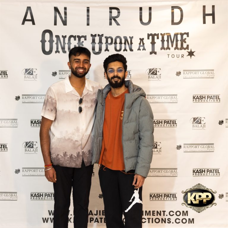 Kash Patel Productions Anirudh Once Upon A Time World Tour Meet Greet April 15th 2023 Oakland CA Oakland Arena Silicon Photography 6
