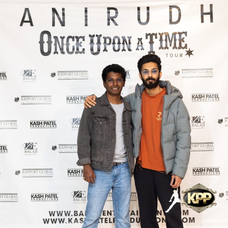 Kash Patel Productions Anirudh Once Upon A Time World Tour Meet Greet April 15th 2023 Oakland CA Oakland Arena Silicon Photography 7