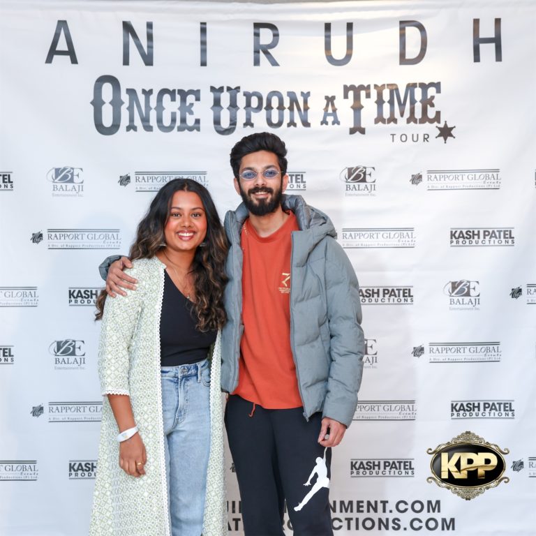 Kash Patel Productions Anirudh Once Upon A Time World Tour Meet Greet April 15th 2023 Oakland CA Oakland Arena Silicon Photography B 13