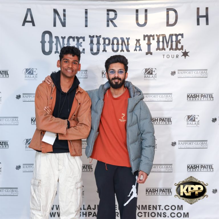 Kash Patel Productions Anirudh Once Upon A Time World Tour Meet Greet April 15th 2023 Oakland CA Oakland Arena Silicon Photography B 19