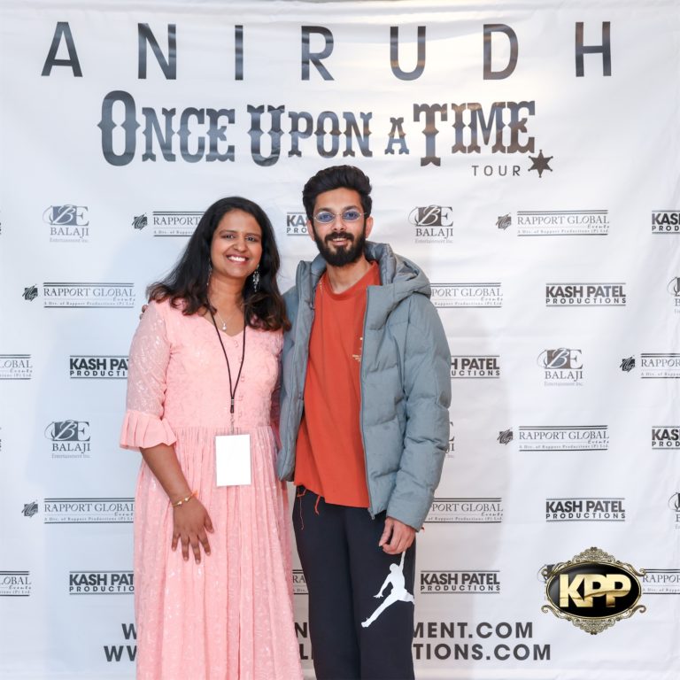 Kash Patel Productions Anirudh Once Upon A Time World Tour Meet Greet April 15th 2023 Oakland CA Oakland Arena Silicon Photography B 21