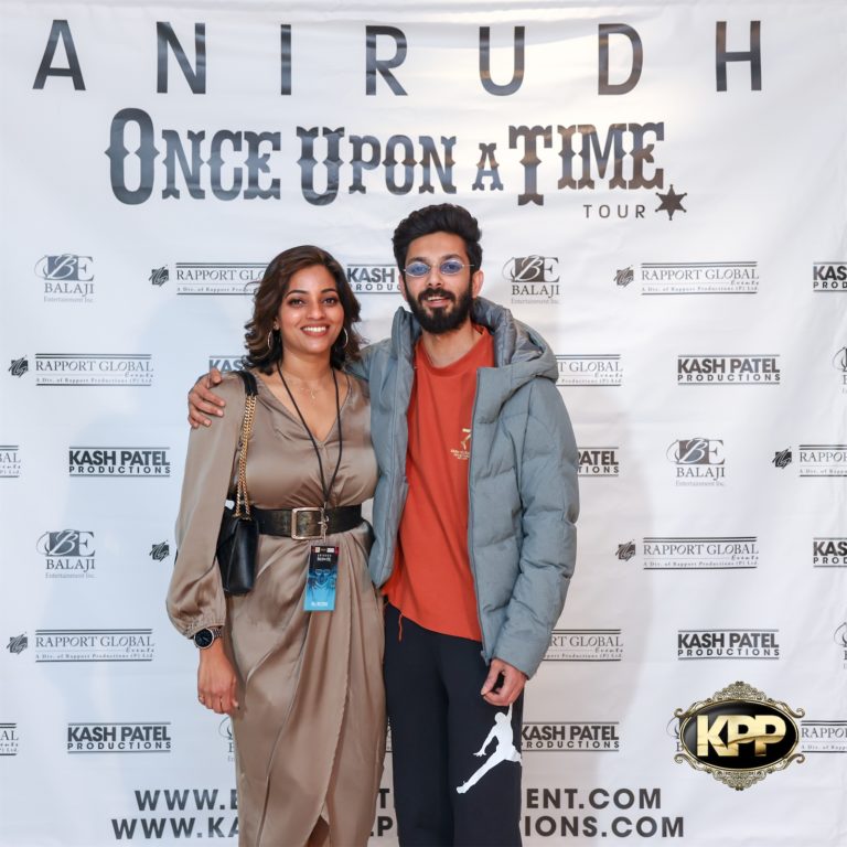 Kash Patel Productions Anirudh Once Upon A Time World Tour Meet Greet April 15th 2023 Oakland CA Oakland Arena Silicon Photography B 22