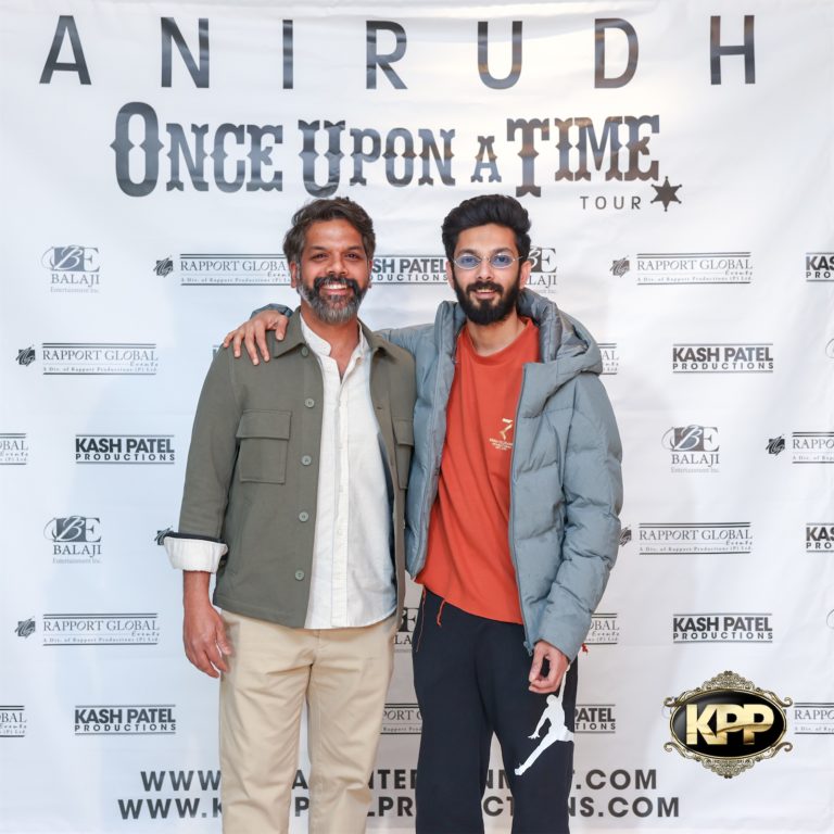 Kash Patel Productions Anirudh Once Upon A Time World Tour Meet Greet April 15th 2023 Oakland CA Oakland Arena Silicon Photography B 23