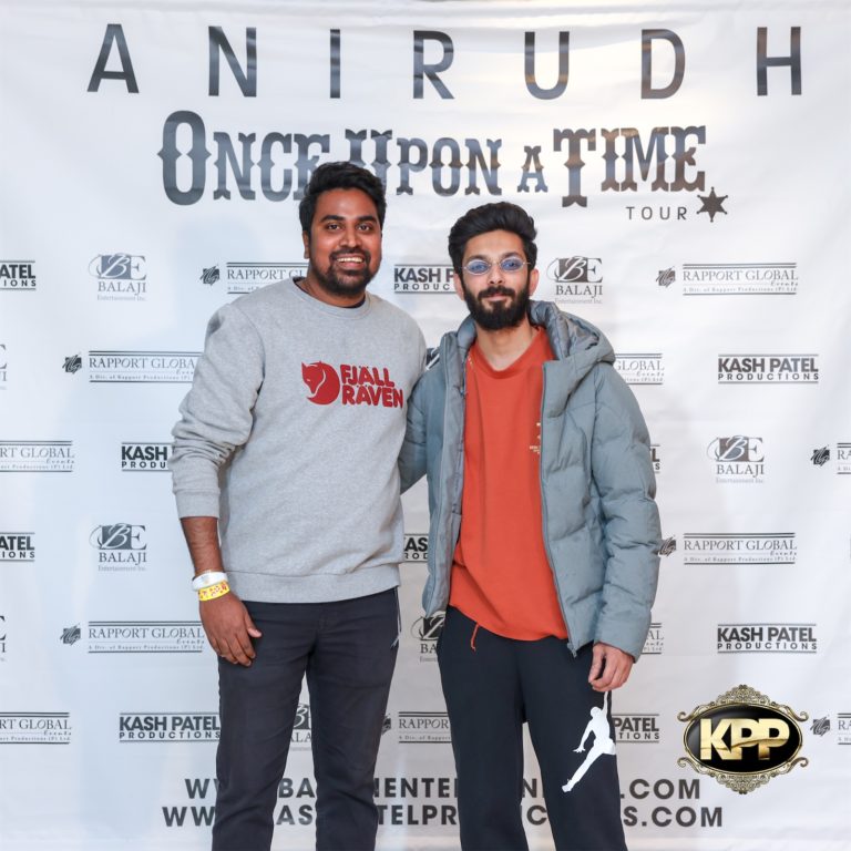 Kash Patel Productions Anirudh Once Upon A Time World Tour Meet Greet April 15th 2023 Oakland CA Oakland Arena Silicon Photography B 4