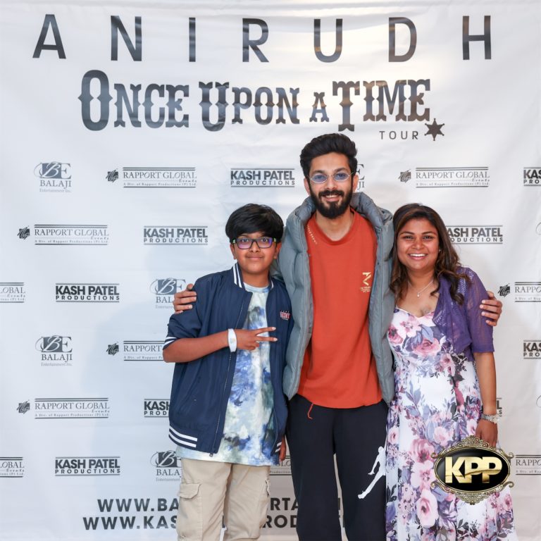 Kash Patel Productions Anirudh Once Upon A Time World Tour Meet Greet April 15th 2023 Oakland CA Oakland Arena Silicon Photography B 7