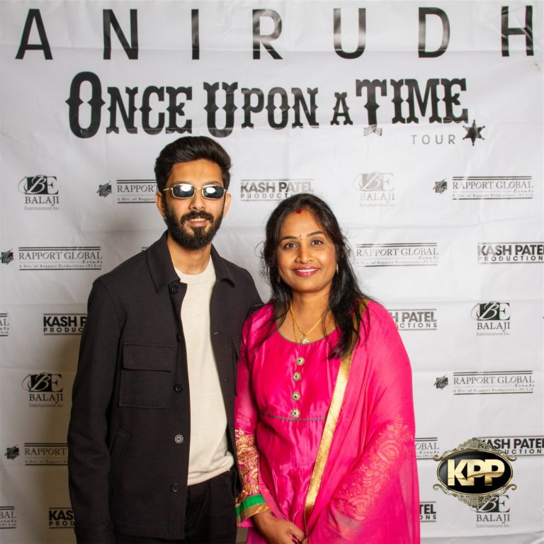Kash Patel Productions Anirudh Once Upon A Time World Tour Meet Greet Dallas TX Curtis Culwell Center 12