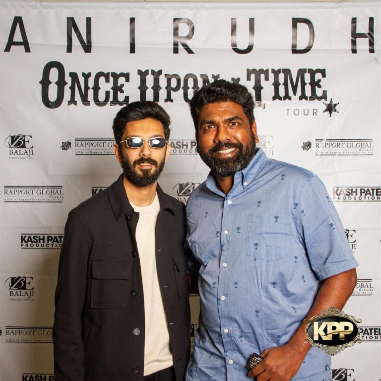 Kash Patel Productions Anirudh Once Upon A Time World Tour Meet Greet Dallas TX Curtis Culwell Center 13
