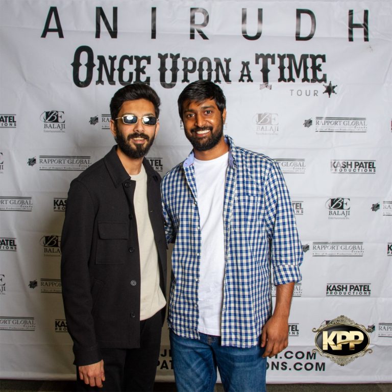 Kash Patel Productions Anirudh Once Upon A Time World Tour Meet Greet Dallas TX Curtis Culwell Center 18