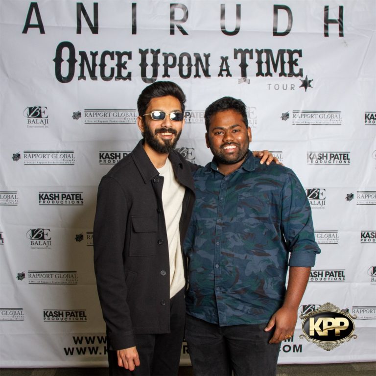 Kash Patel Productions Anirudh Once Upon A Time World Tour Meet Greet Dallas TX Curtis Culwell Center 22