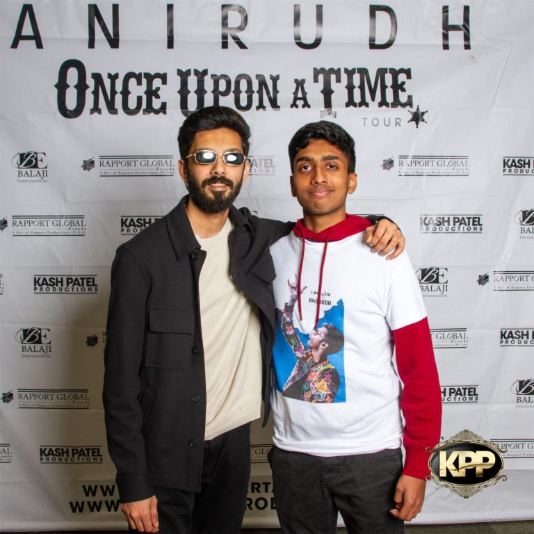 Kash Patel Productions Anirudh Once Upon A Time World Tour Meet Greet Dallas TX Curtis Culwell Center 27 1