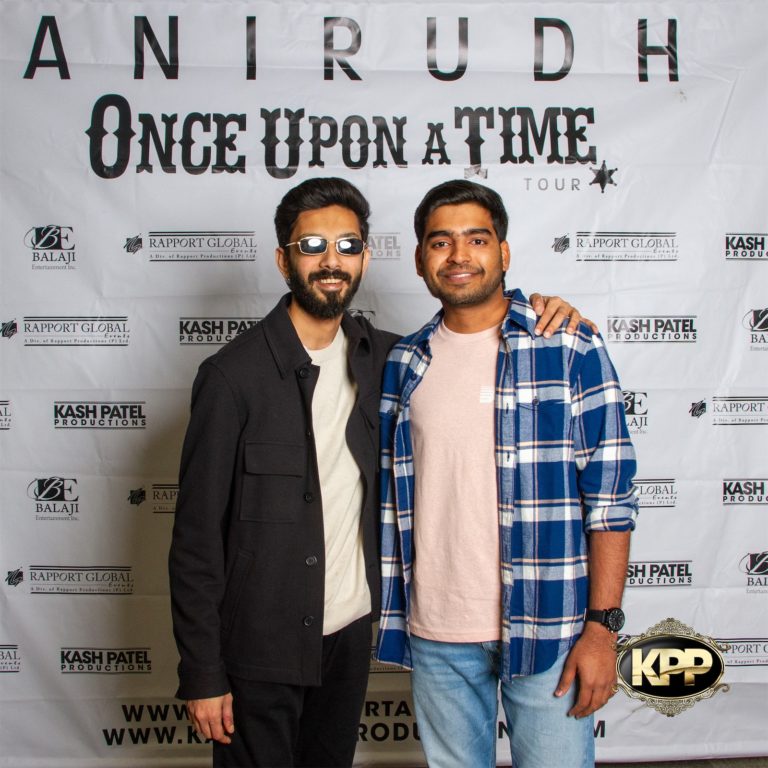 Kash Patel Productions Anirudh Once Upon A Time World Tour Meet Greet Dallas TX Curtis Culwell Center 34