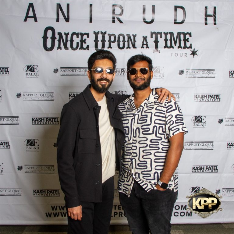 Kash Patel Productions Anirudh Once Upon A Time World Tour Meet Greet Dallas TX Curtis Culwell Center 39