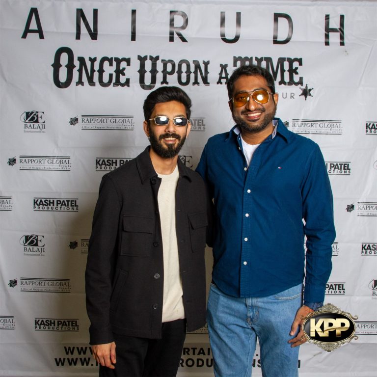Kash Patel Productions Anirudh Once Upon A Time World Tour Meet Greet Dallas TX Curtis Culwell Center 40