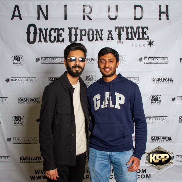 Kash Patel Productions Anirudh Once Upon A Time World Tour Meet Greet Dallas TX Curtis Culwell Center 44
