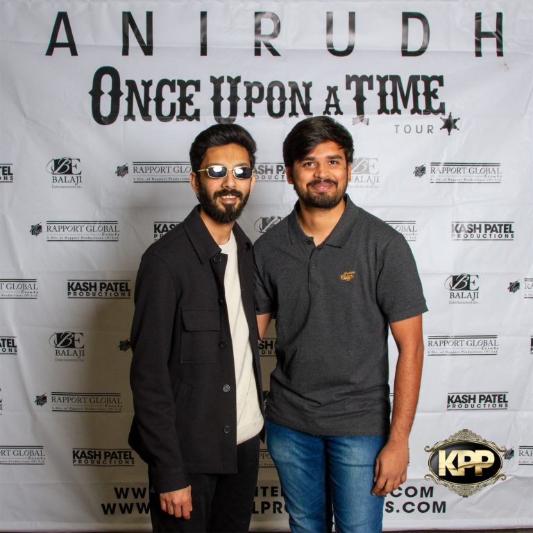 Kash Patel Productions Anirudh Once Upon A Time World Tour Meet Greet Dallas TX Curtis Culwell Center 45