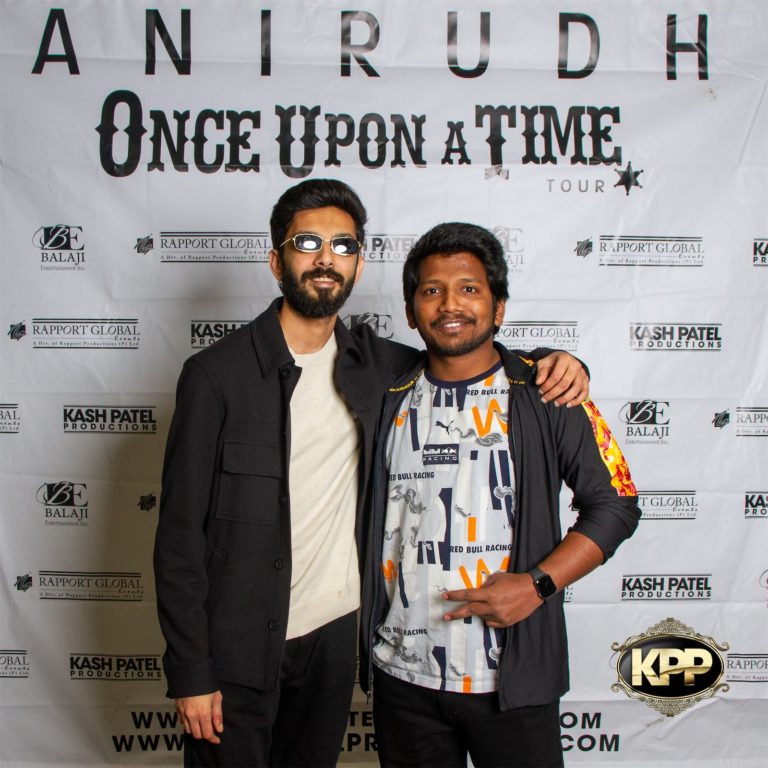 Kash Patel Productions Anirudh Once Upon A Time World Tour Meet Greet Dallas TX Curtis Culwell Center 46