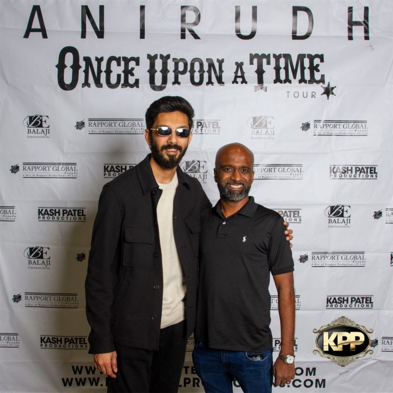 Kash Patel Productions Anirudh Once Upon A Time World Tour Meet Greet Dallas TX Curtis Culwell Center 51
