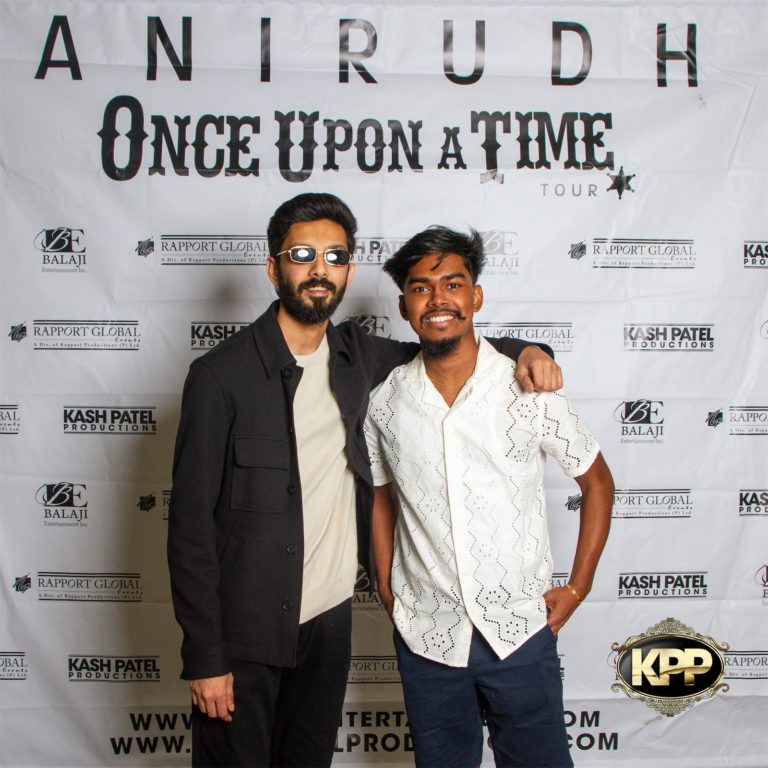 Kash Patel Productions Anirudh Once Upon A Time World Tour Meet Greet Dallas TX Curtis Culwell Center 54