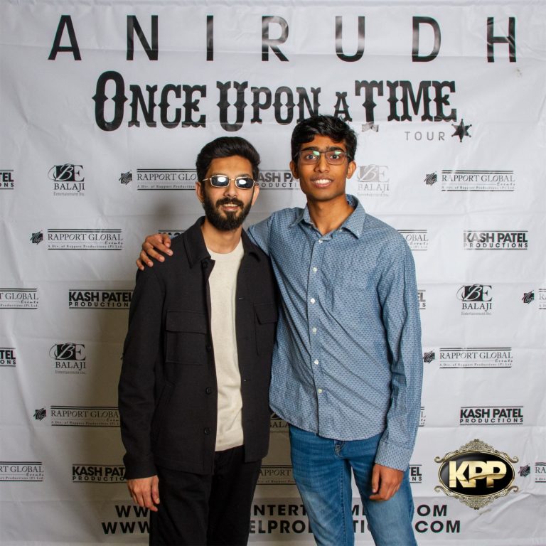 Kash Patel Productions Anirudh Once Upon A Time World Tour Meet Greet Dallas TX Curtis Culwell Center 56