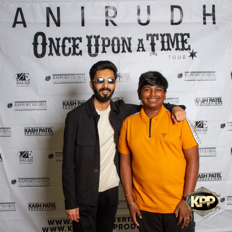 Kash Patel Productions Anirudh Once Upon A Time World Tour Meet Greet Dallas TX Curtis Culwell Center 72