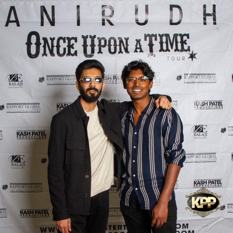 Kash Patel Productions Anirudh Once Upon A Time World Tour Meet Greet Dallas TX Curtis Culwell Center 77