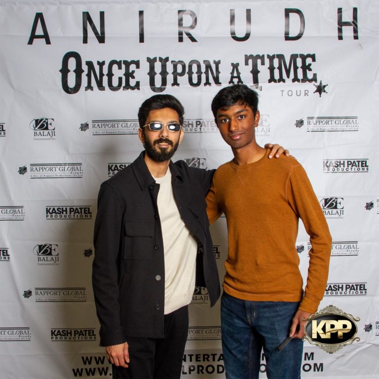 Kash Patel Productions Anirudh Once Upon A Time World Tour Meet Greet Dallas TX Curtis Culwell Center 78